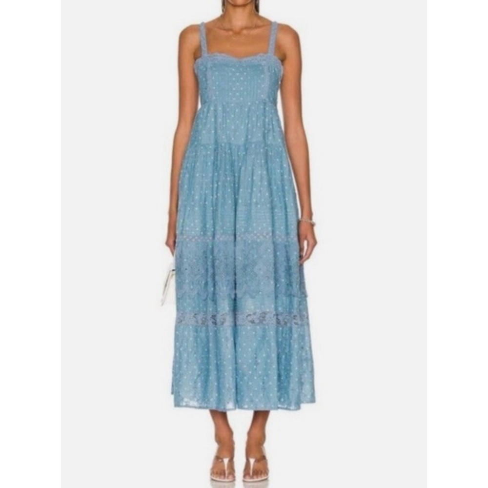 LOVESHACKFANCY Camisha Tiered Maxi Dress